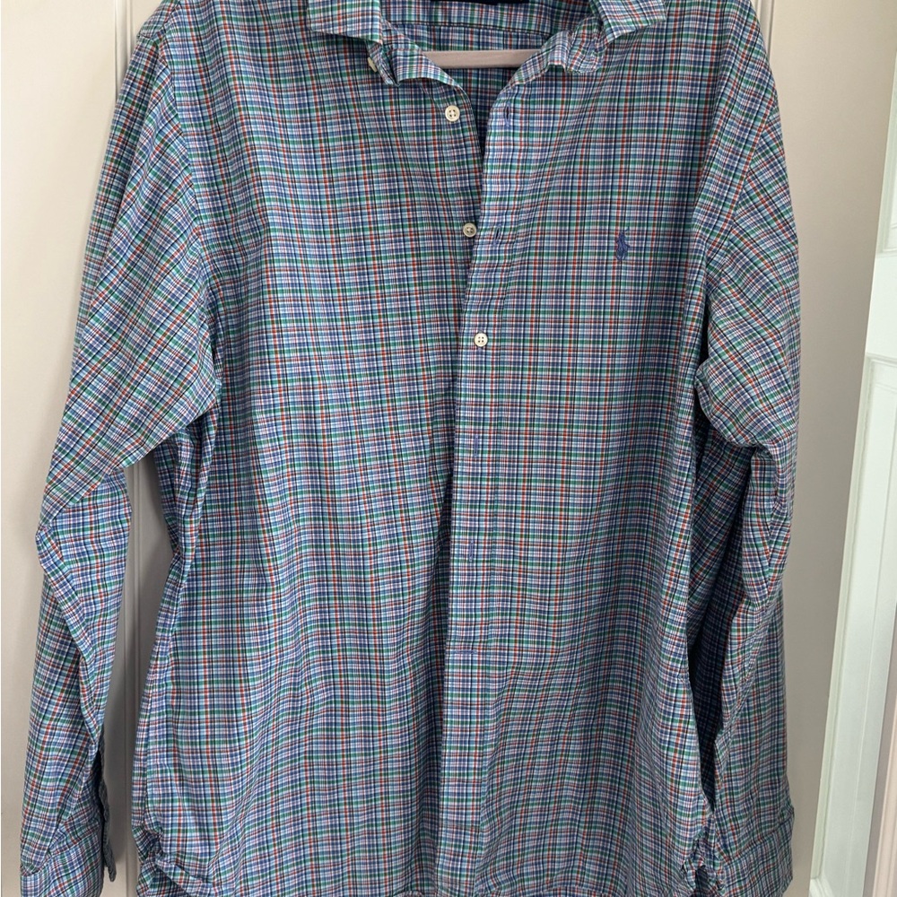 Men’s Ralph Lauren cotton button down. Size XL.